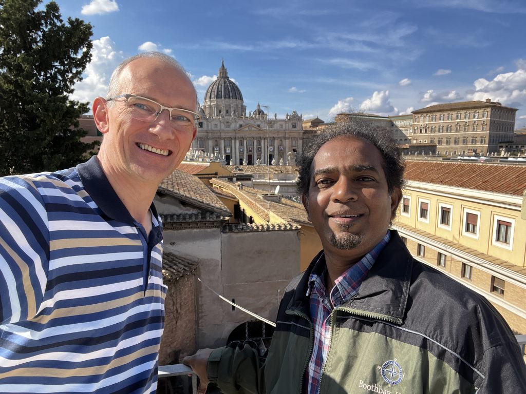 P. Miran s kolegom provincialom Sri Lanke