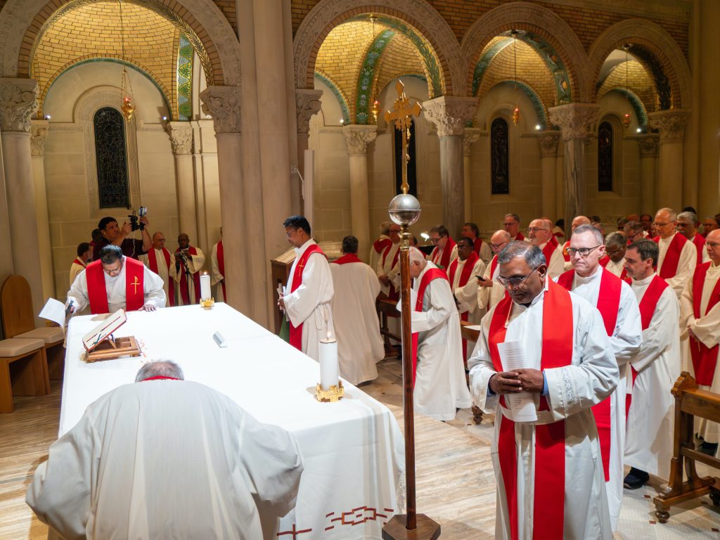 Maša v kapeli jezuitske kurije